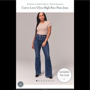 Abercrombie and Fitch Curve Love Ultra High Rise